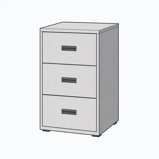 ファイルキャビネットのイラスト
