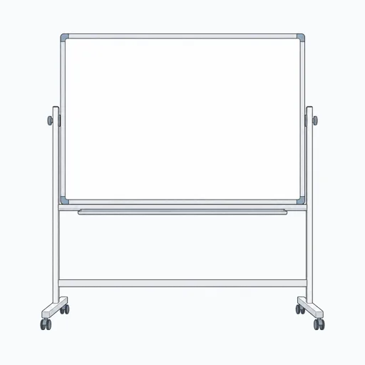 ホワイトボードのイラストのイラスト