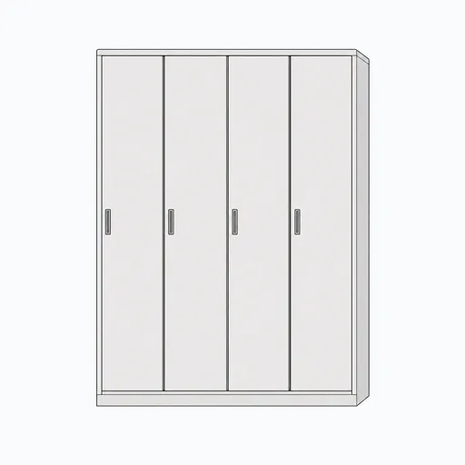 ロッカーのイラスト