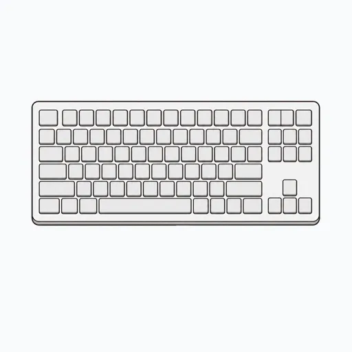 キーボードのイラスト