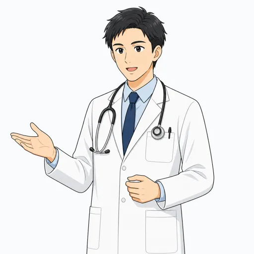 医師の男性のイラスト