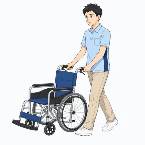 介護スタッフの男性