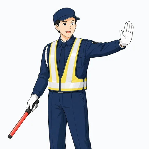 警備員の男性