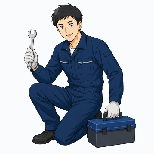 整備士の男性