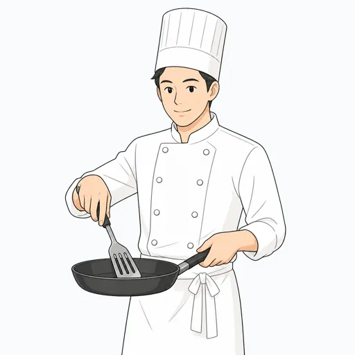 料理人の男性
