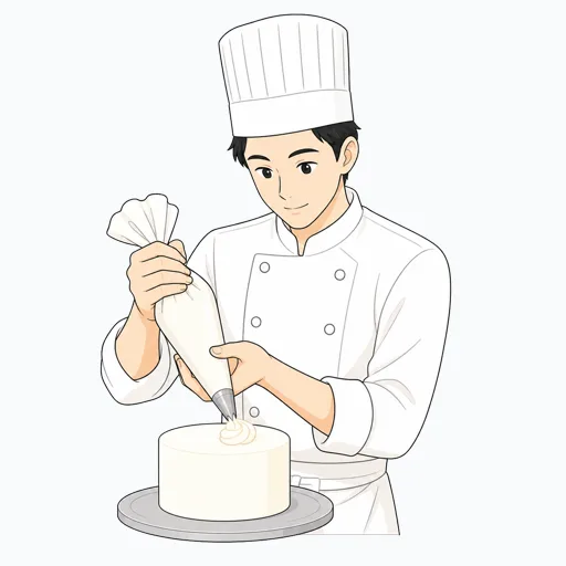 パティシエの男性