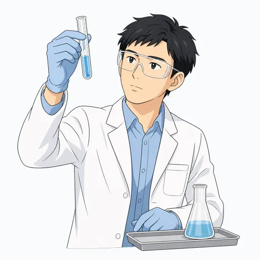 研究員の男性