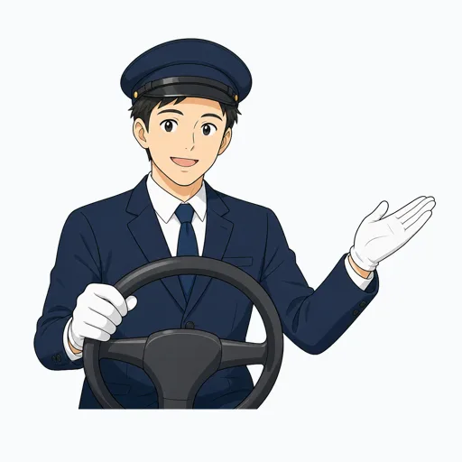 タクシー運転手の男性