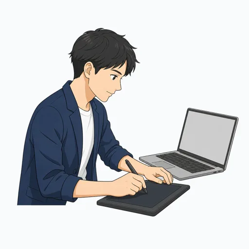 Webデザイナーの男性