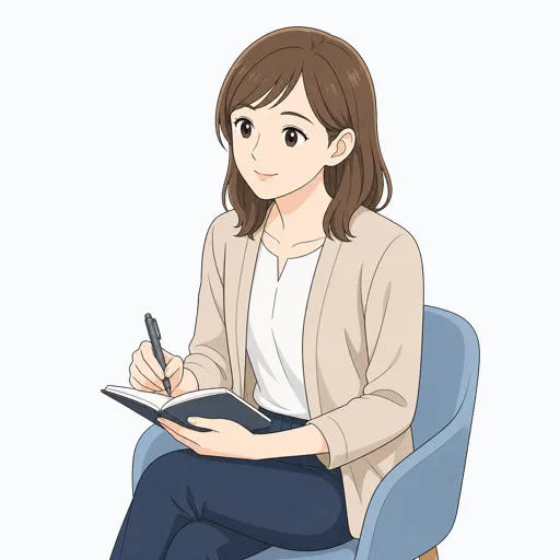 相談員の女性イラストのイラスト